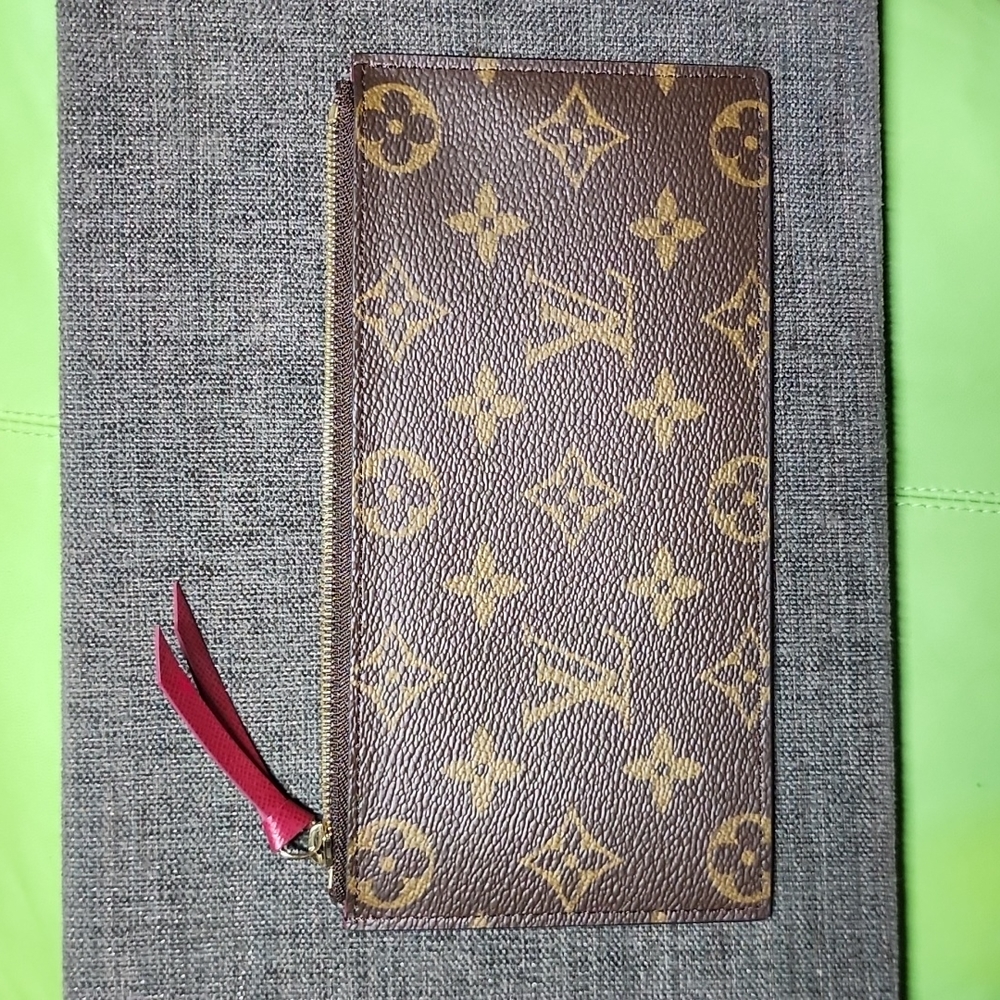 Louis Vuitton Felicie Chain Wallet Zipper Insert